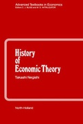 Cover: History of Economic Theory: Volume 26 - North-Holland