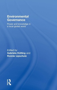 Enlarge image Cover: Environmental Governance - Routledge