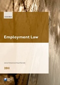 Cover: Employment Law 2011 - Oxford University Press