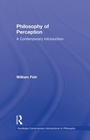 Cover: Philosophy of Perception - Routledge