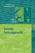 Cover: Somatic Embryogenesis - Springer