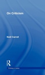 Cover: On Criticism - Routledge