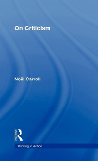 Enlarge image Cover: On Criticism - Routledge