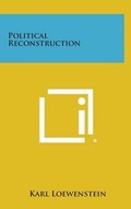Cover: Political Reconstruction - Literary Licensing, LLC