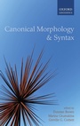 Cover: Canonical Morphology and Syntax - Oxford University Press