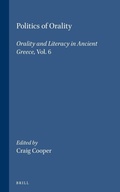 Cover: Politics of Orality - Brill