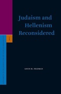 Cover: Judaism and Hellenism Reconsidered - Brill