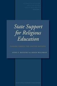 Enlarge image Cover: State Support for Religious Education - Martinus Nijhoff