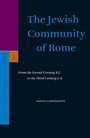 Cover: The Jewish Community of Rome - Brill