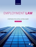Cover: Employment Law - Oxford University Press