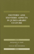 Cover: Esoteric and Exoteric Aspects in Judeo-Arabic Culture - Brill
