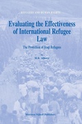 Cover: Evaluating the Effectiveness of International Refugee Law - Martinus Nijhoff