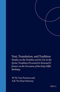 Cover: Text, Translation, and Tradition - Brill