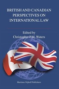 Cover: British and Canadian Perspectives on International Law - Martinus Nijhoff