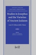 Cover: Studies in Josephus and the Varieties of Ancient Judaism - Brill