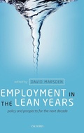 Cover: Employment in the Lean Years - Oxford University Press