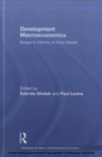 Enlarge image Cover: Development Macroeconomics - Routledge