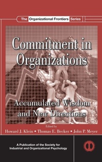 Enlarge image Cover: Commitment in Organizations - Routledge