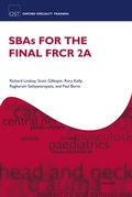 Cover: SBAs for the Final FRCR 2A - Oxford University Press