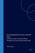 Cover: From Binational Society to Jewish State - Brill
