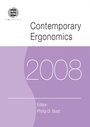 Cover: Contemporary Ergonomics 2008 - Taylor & Francis