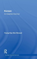 Cover: Korean: An Essential Grammar - Routledge