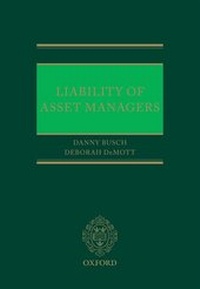 Abbildung von: Liability of Asset Managers - Oxford University Press