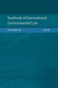 Bild: Yearbook of International Environmental Law: v. 20 - Oxford University Press