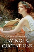 Cover: Oxford Treasury of Sayings and Quotations - Oxford University Press