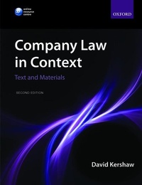 Abbildung von: Company Law in Context - Oxford University Press