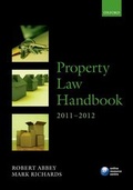 Cover: Property Law Handbook 2011-2012 - Oxford University Press