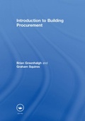 Cover: Introduction to Building Procurement - Routledge