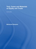Cover: Text, Cases and Materials on Equity and Trusts - Routledge Cavendish