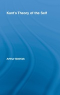 Cover: Kant's Theory of the Self - Routledge