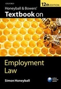 Cover: Honeyball and Bowers' Textbook on Employment Law - Oxford University Press