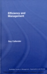 Abbildung von: Efficiency and Management - Routledge