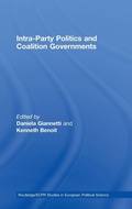 Cover: Intra-Party Politics and Coalition Governments - Routledge