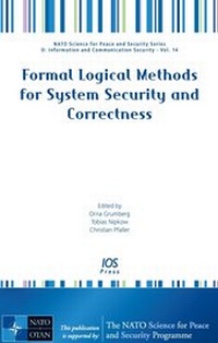 Enlarge image Cover: Formal Logical Methods for System Security and Correctness - IOS Press,US