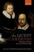 Cover: The Quest for Cardenio - Oxford University Press