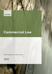 Enlarge image Cover: Commercial Law 2012 - Oxford University Press