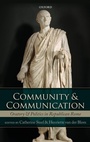 Cover: Community and Communication - Oxford University Press