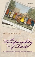 Cover: The Temporality of Taste in Eighteenth-Century British Writing - Oxford University Press