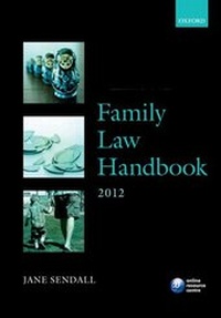 Abbildung von: Family Law Handbook 2012 - Oxford University Press