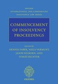 Cover: Commencement of Insolvency Proceedings - Oxford University Press