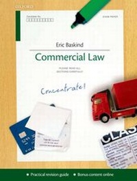 Enlarge image Cover: Commercial Law Concentrate - Oxford University Press
