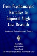 Cover: From Psychoanalytic Narrative to Empirical Single Case Research - Analytic Press,U.S.
