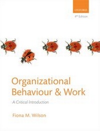 Enlarge image Cover: Organizational Behaviour and Work - Oxford University Press