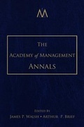 Cover: The Academy of Management Annals, Volume 1 - Lawrence Erlbaum Associates Inc