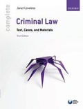 Cover: Complete Criminal Law - Oxford University Press