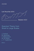 Cover: Quantum Theory from Small to Large Scales - Oxford University Press